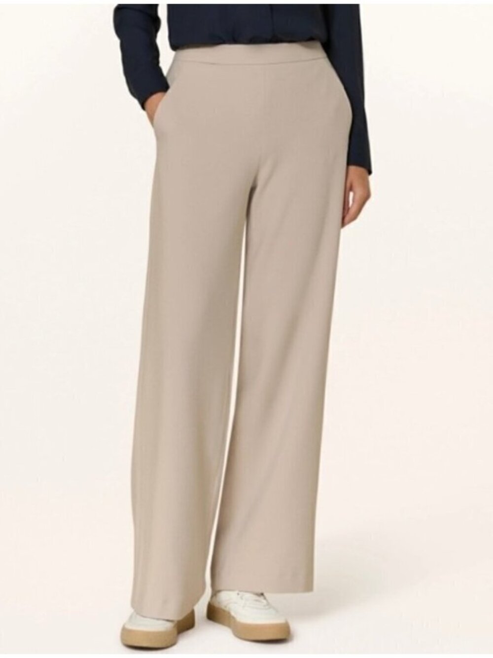 Raffaello Rossi Beige Aisha Pull-On Straight Cropped Pants - 44EU/L-XL 🇮🇹